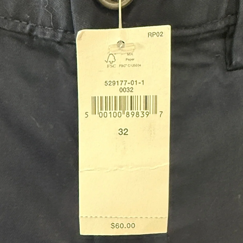 Banana Republic Dark Navy Flat-Front Men's Shorts